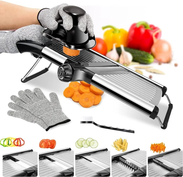 DECOMELODY Fingerschutz Für Küchenreiben - Sicherer Gemüseschneider Handschutz