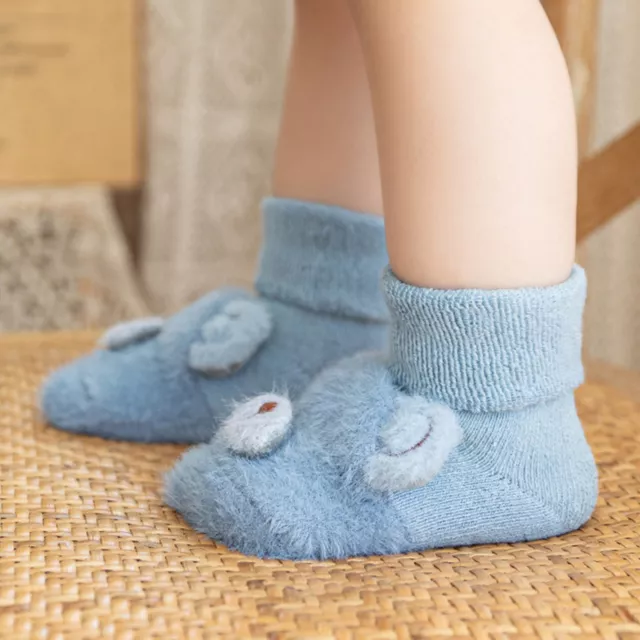 1 Pair Baby Socks Breathable Comfortable to Wear Thickened Cartoon Infant Winter