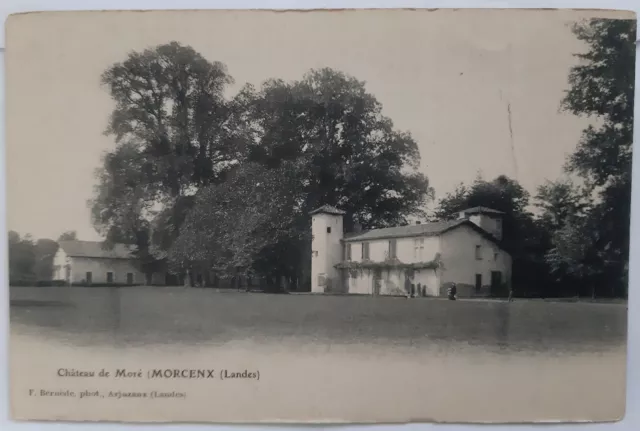 CPA 40 - Château de Moré - MORCENX (Landes). F. Bernède, phot., Arjuzanx