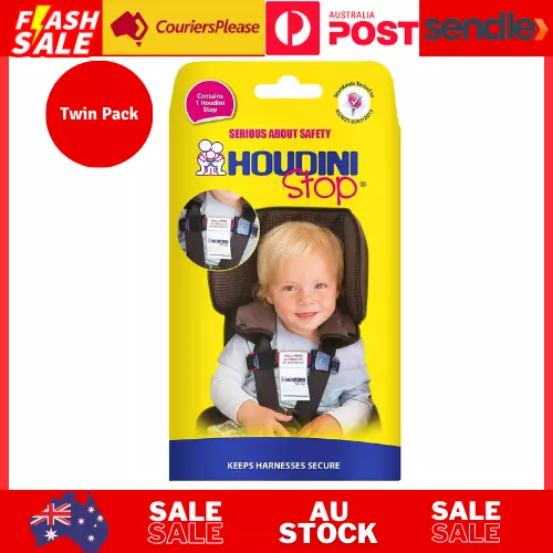 Lifestyle Parenting Houdini Stop Chest Strap Twin Pack | NEW AU