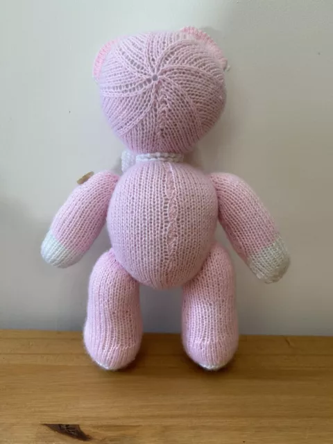 hand knitted teddy bear 3