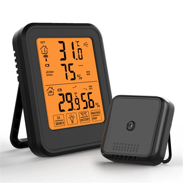 Digital Room Thermometer Indoor Hygrometer Temperature Monitor Humidity Meter