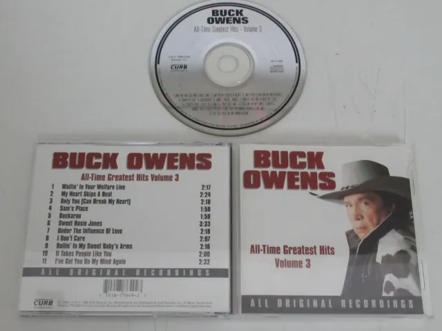 Buck Owens / All Time Greatest Hits Vol. 3 (Notte D2-77649) CD Album