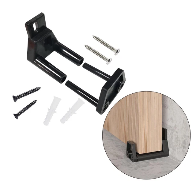 2x Durable Sliding Barn Door Floor Guides Bottom Guide Mounted Track Tool