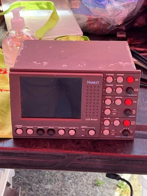 Untested Hamlet Multi-Format HD/SD Waveform Vector Monitor LCD Scope Version E
