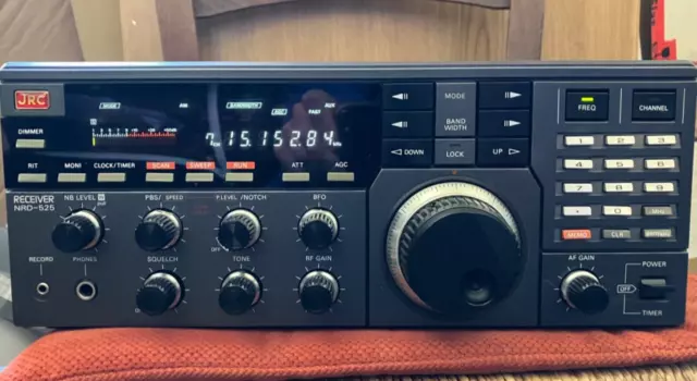 JRC NRD-525 KW Empfänger Communications Receiver Amateurfunk - getestet!