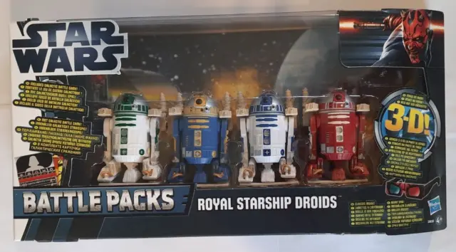 Star Wars Battle Packs Royal Starship Droids R2-R9 R2-N3 R2-B1 R2-D2 Astromeccani