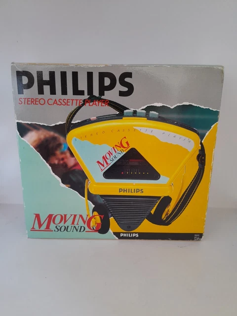 Walkman Philips Moving Sound D6647 Vintage Lecteur Cassette K7