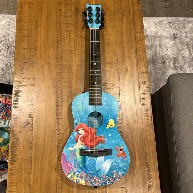 Disney The Little Mermaid Ariel Acoustic String Guitar First Act Inc Blue/Multi