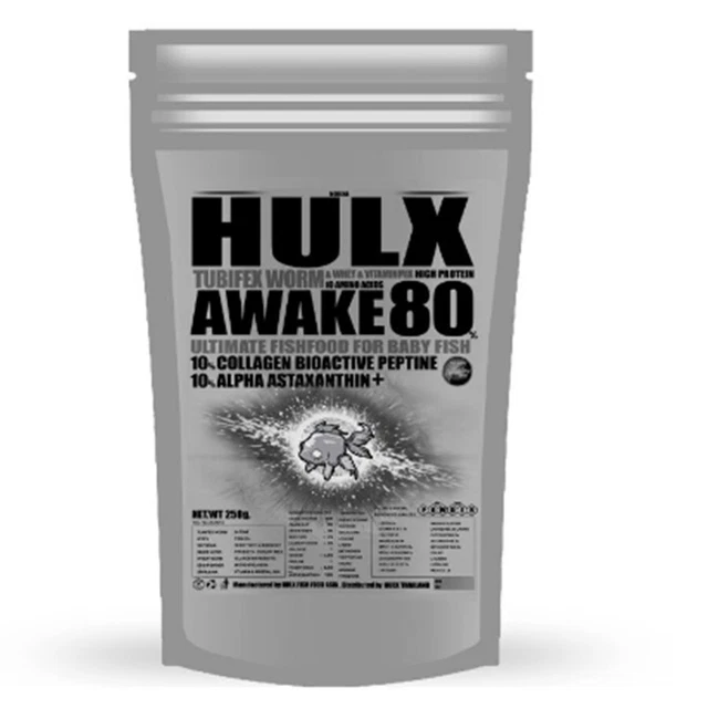HULX AWAKE 80% proteína pescado alimento definitivo pez dorado novio bebé pescado a campeones