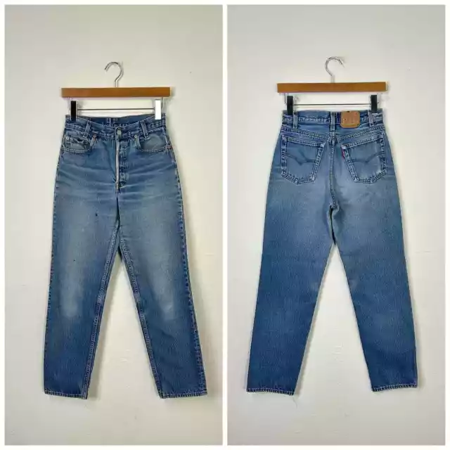 80s vintage womens levis 701 jeans denim pants made in usa size 27 805507