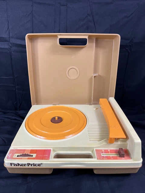 Vintage 1978 Fisher Price Record Player Model 825 Kid Phonograph Turntable Works