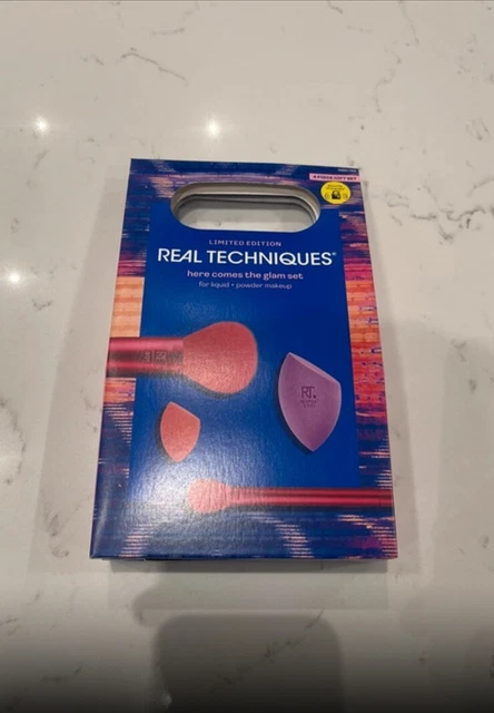 Real Techniques Here Comes The Glam Set Make Up Brush Set Beauty ✅✅✅