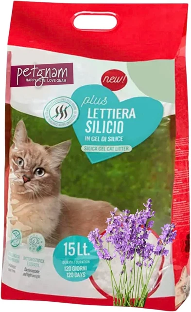 Lettiera Gatto Sanicat Diamonds Silicio 15L | 2 Pezzi - Assorbente E Antiodore Senza Profumo - Foto 5