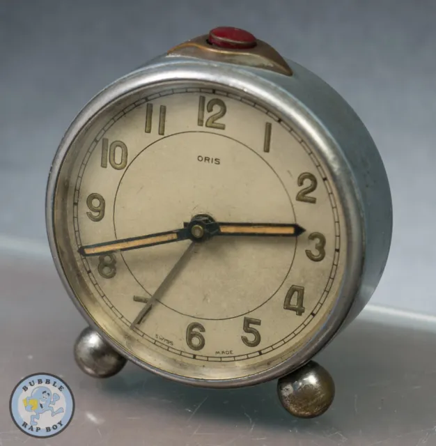 Oris Swiss Made Art Deco Small Alarm Clock