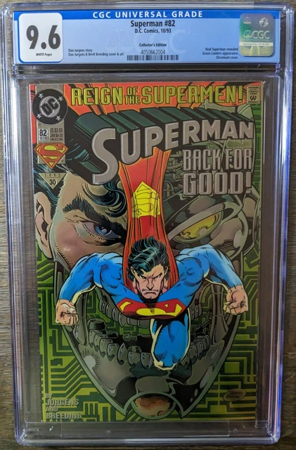 Superman #82 - Cgc 9.6 - Chromium Cover - Collector's Edition