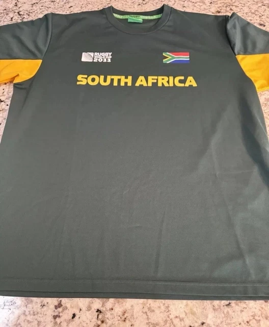Afrique du Sud 2012/13 - Maillot de Rugby Pro à Domicile Vert bouteille