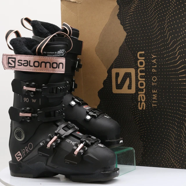 Salomon S/Pro 90 Womens Black Copper Ski Boots Mondo 23/23.5 Rrp £340 Gr