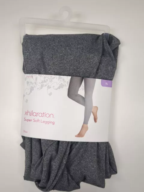 Xhilaration Women's Size XL 16 Super Soft Heather Gray Leggings