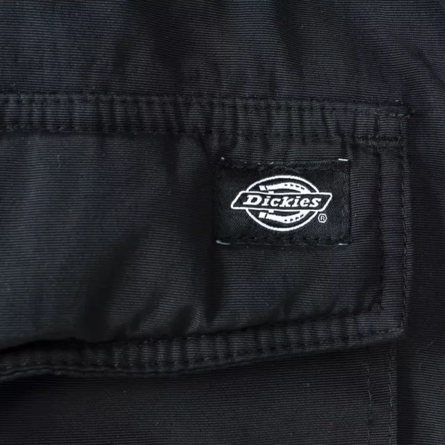 Dickies HOMMES S Veste Parka Capuche Hiver Décontracté Pull Chaud Noir Haut 3