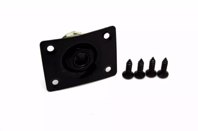 Black Jack Plate & Socket For Gibson Epiphone Telecaster Jack Guitarra