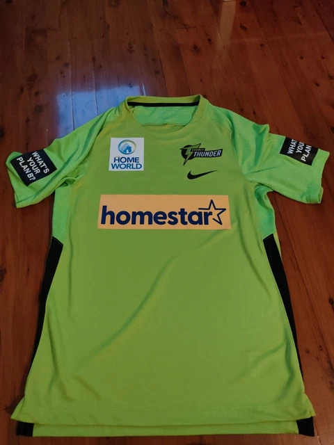 NWOT NIKE SYDNEY THUNDER BBL Mens Cricket Jersey Medium