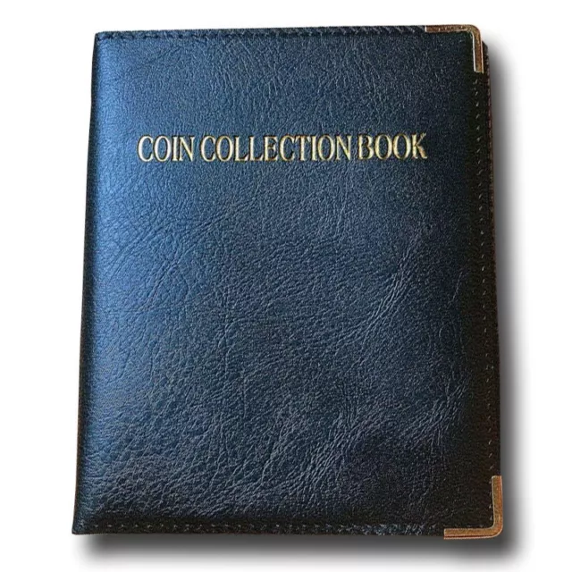 480 Pocket Coin Collection Book Penny Album Money Holder For Coin Storage