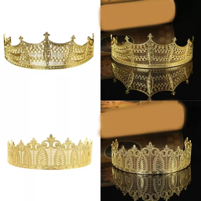 Arabian Style Crown Carnivals Party Metal Crown Festival Headpiece for Teens