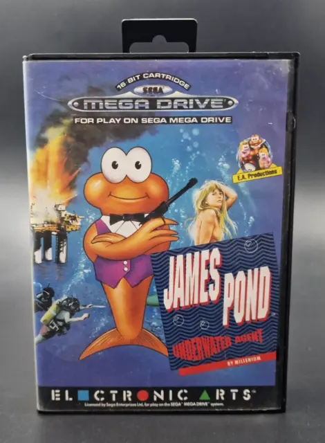 James Pond Underwater Agent - SEGA Megadrive Mega Drive - Complet PAL Near Mint
