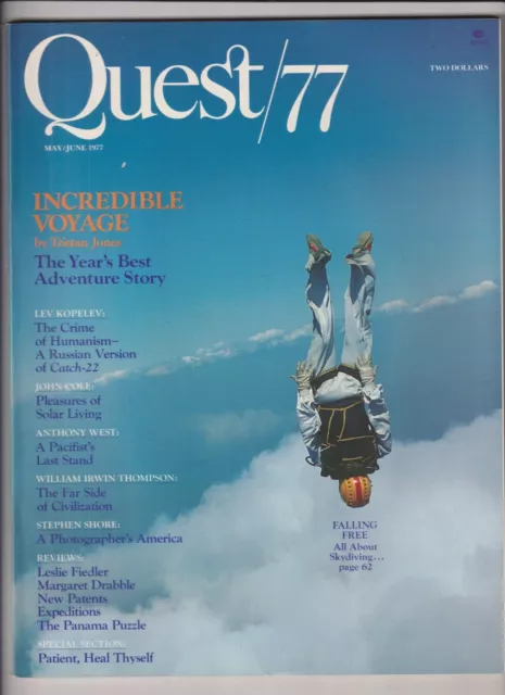 Quest Magazine Skydiving & John Cole Lev Kopelev May/June 1977 022420nonr