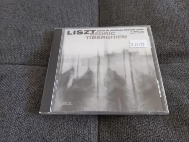 Liszt Cedric Tiberghien CD New & Sealed