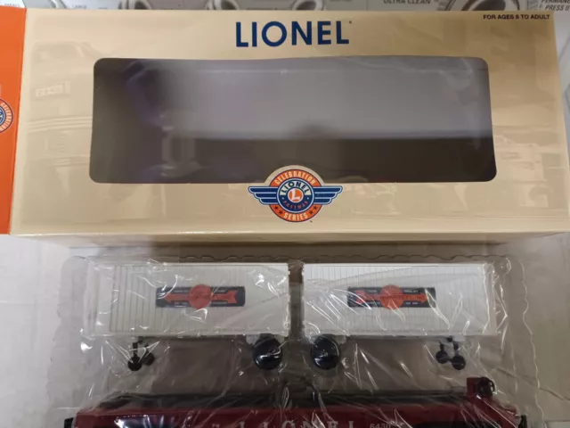 Lionel 39463 (6430) PWC Piggy Back/White Trailers, NIB