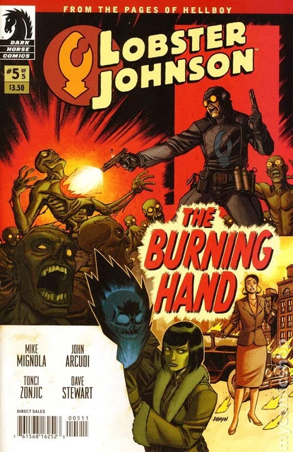 Lobster Johnson The Burning Hand #5 NM 2012 Stock Image