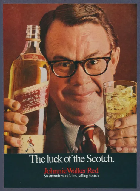 Johnnie Walker Red Label Scotch Vintage Magazine Advertisement May 1969