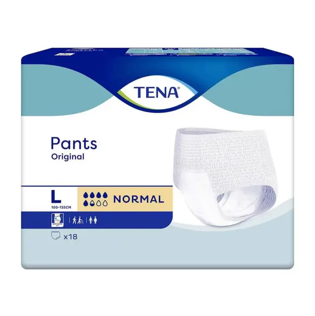 TENA Pants Original Normal Gr. L Inkontinenzhose (18 Stück)