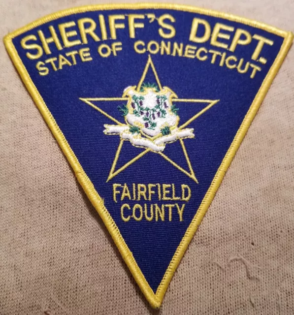 CT Fairfield County Connecticut Sheriff Shoulder Patch