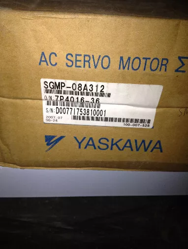 New Yaskawa Sgmp-08A312 Ac Servo Motor Sgmp08A312 Expedited Shipping