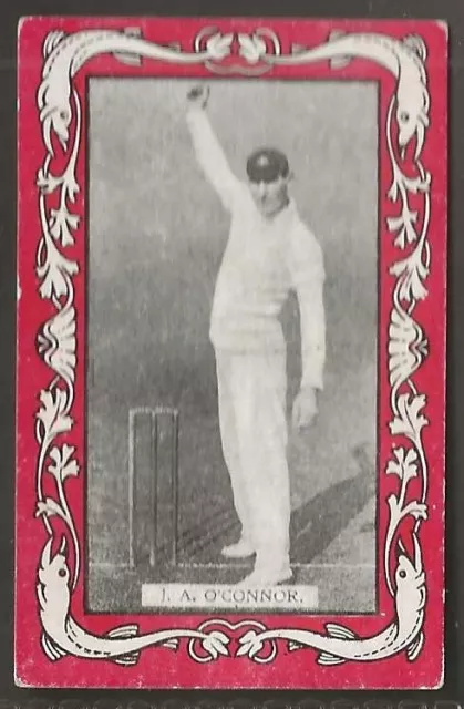 Wills Australian & English Cricket 1909 (Red Border Vice Regal)-#20- O'connor