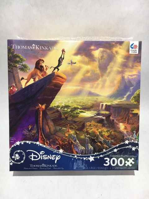 THOMAS KINKADE DISNEY The Lion King Puzzle 300 Pieces 24 x 18 Brand New ...