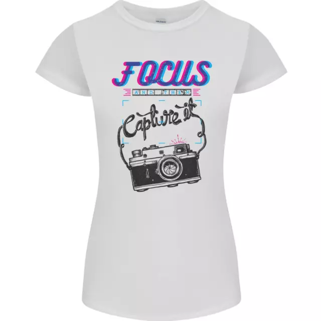 Maglietta da donna Focus and Then Capture It Photography Petite Cut