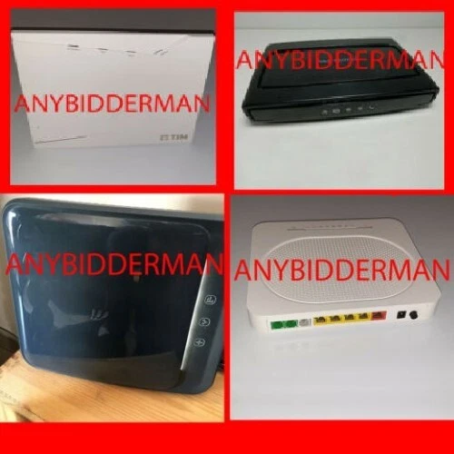 √ 4x Router WiFi / ADSL / Fibra / Hotspot / Modem - TIM / Fastweb