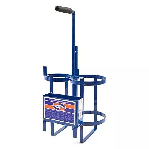 Uniweld 500S Metal Carrying Stand for 10 cu/ft "MC" Acetylene Tank and 20 cu/ft