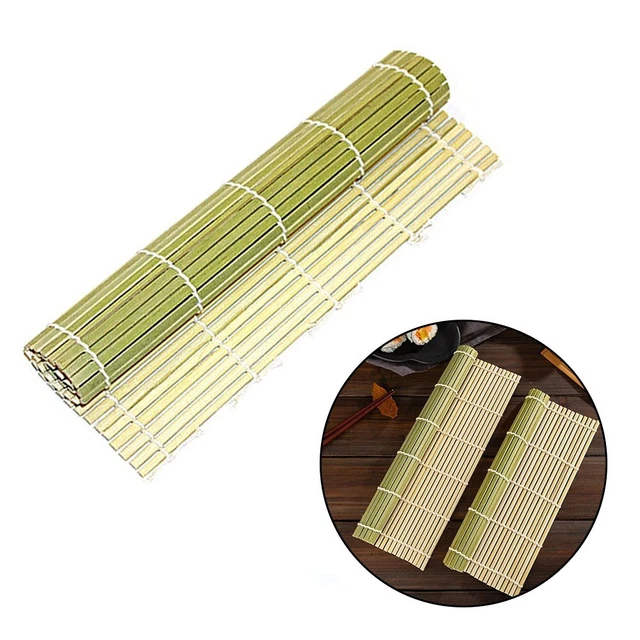 Lot De 3 Tapis à Sushi En Silicone - 21,7 X 20 Cm, Rouge, Bleu, Gris - Pour Faire Des Sushis Maison