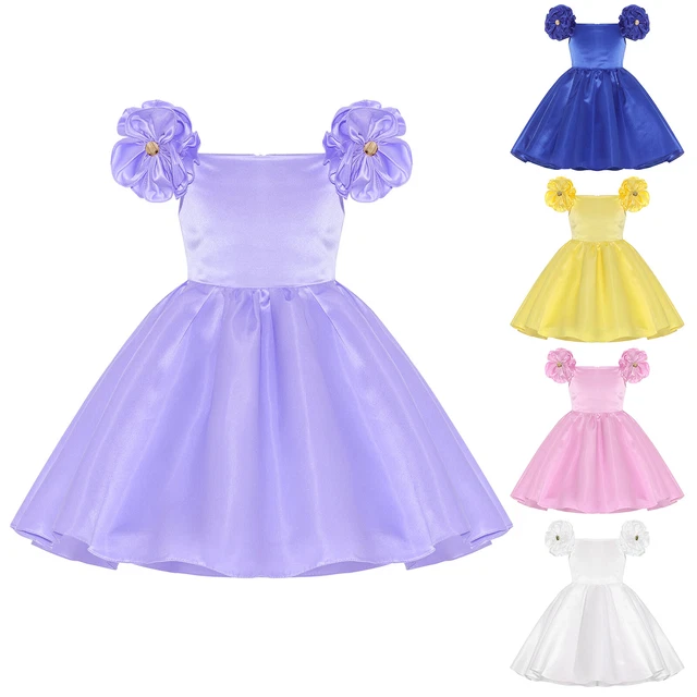 Toddlers Girls Party Dress Baby Birthday Baptism Dresses Formal Princess Outfits