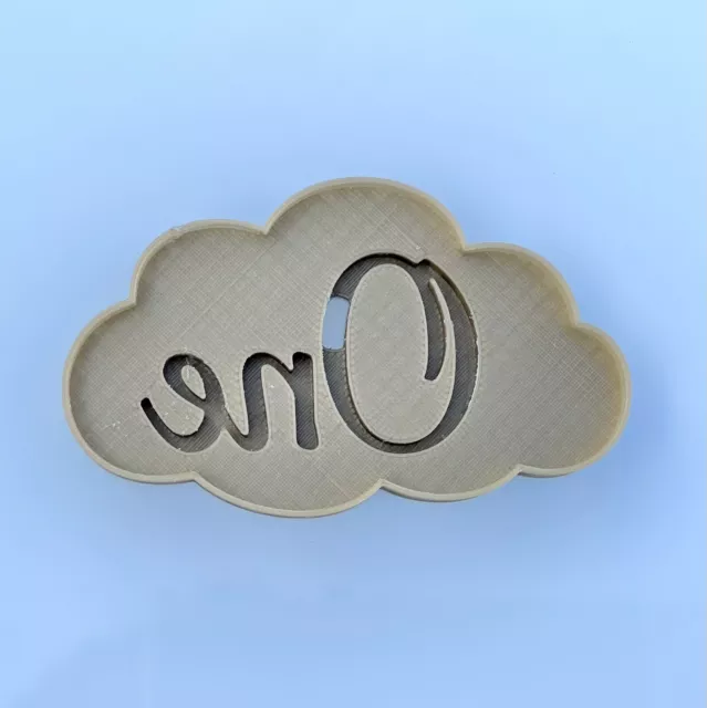 Cloud Set Happy Birthday And Number Fondant And Cookie Cutter Stamp 3