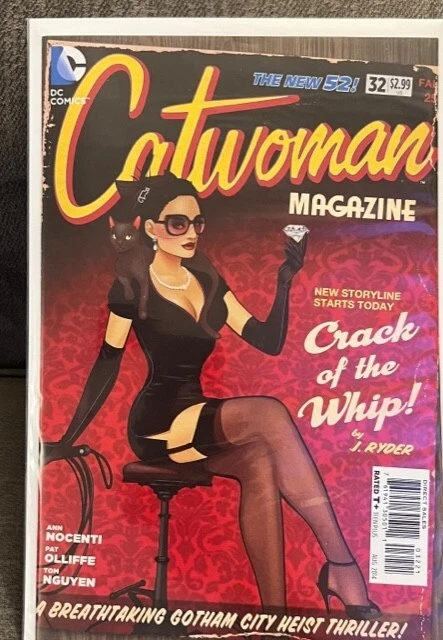 Catwoman 32 VF AUG 2014 DC Comics Bombshells Variant