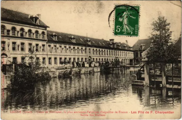 CPA AK Laigle Orne - Merouvel Les Fils de F. Charpentier factory (800351)
