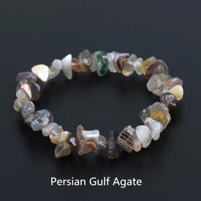 Bracelet en pierre naturelle Lithothérapie Agate perse