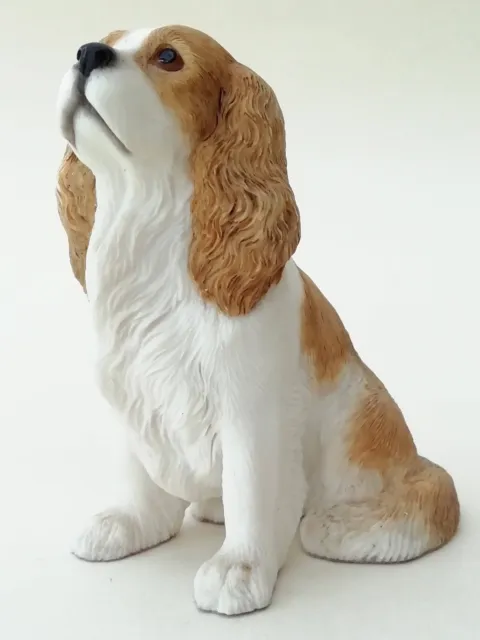 Leonardo Cavalier King Charles Spaniel Dog Resin Figurine 10cm High