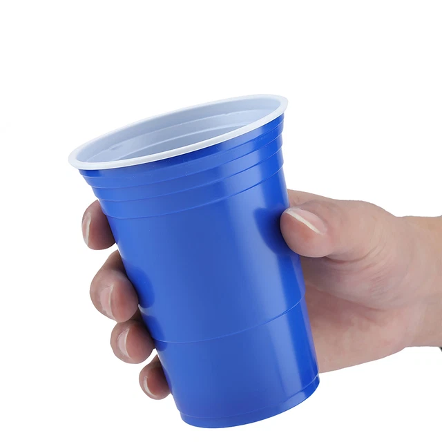 (1)Beer Pong Set Drinking Game 22 Cups And 4 Balls For Outdoor Yard